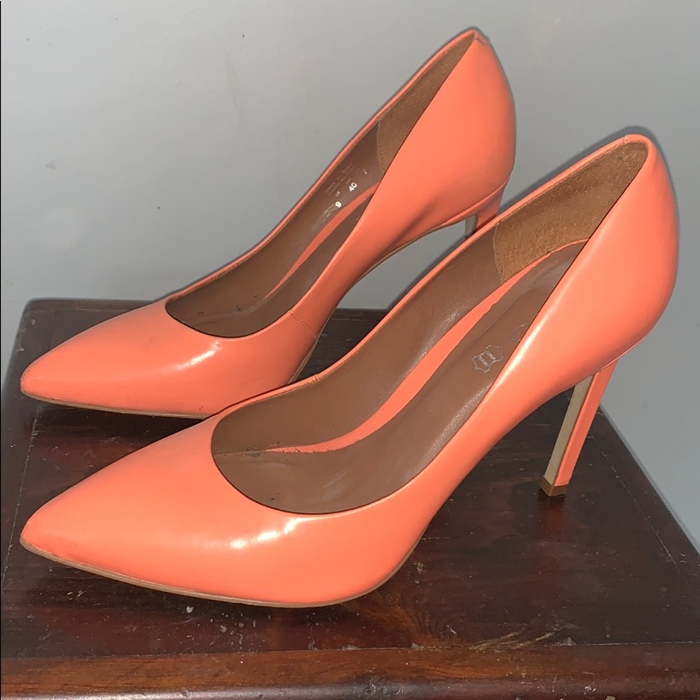 Lightly worn Aldo heels, salmon